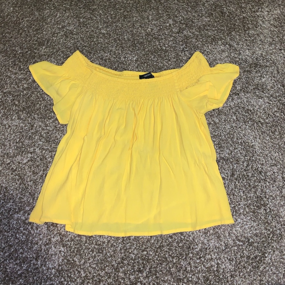Off the shoulder flowy top